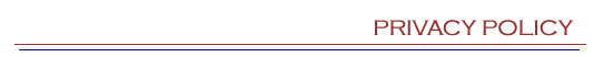 Privacy Policy