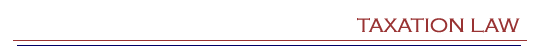 Taxation Law